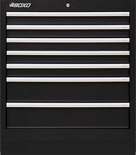 Load image into Gallery viewer, BOXO OSM 34&quot; 7 Drawer Base Cabinet - Trim Variations Available

