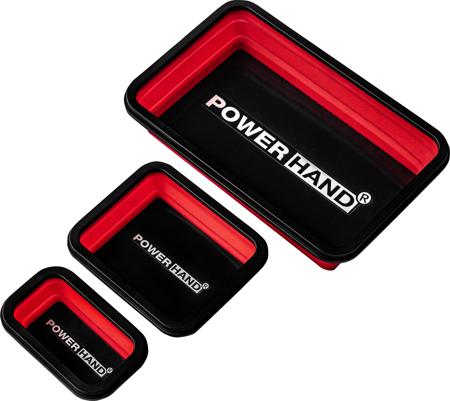 POWERHAND 3Pc Magnetic Foldable Tray Set