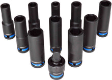 Load image into Gallery viewer, POWERHAND 1/2&quot; Deep Impact Socket Set (10-19mm)
