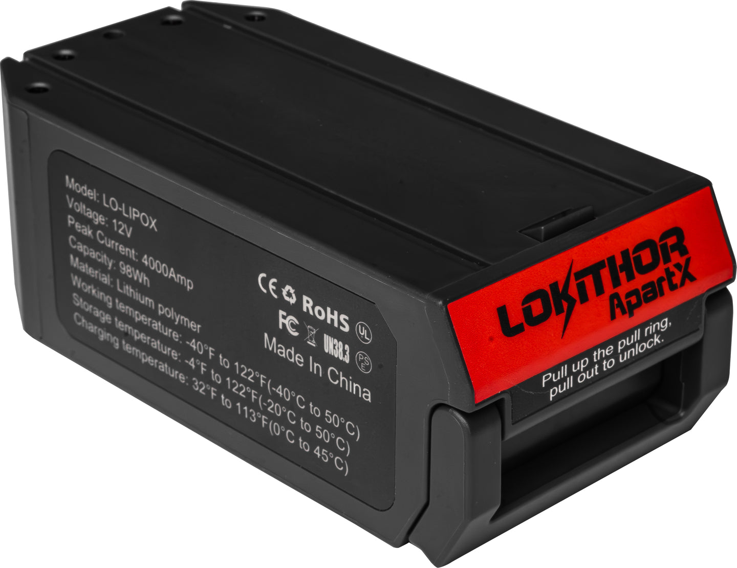 LOKITHOR Additional Batteries for LT-APARTX Housing - 2500amp & 4000amp Options Available