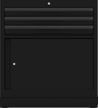Load image into Gallery viewer, BOXO OSM 34&quot; 3 Drawer/1 Door Base Cabinet - Trim Variations Available
