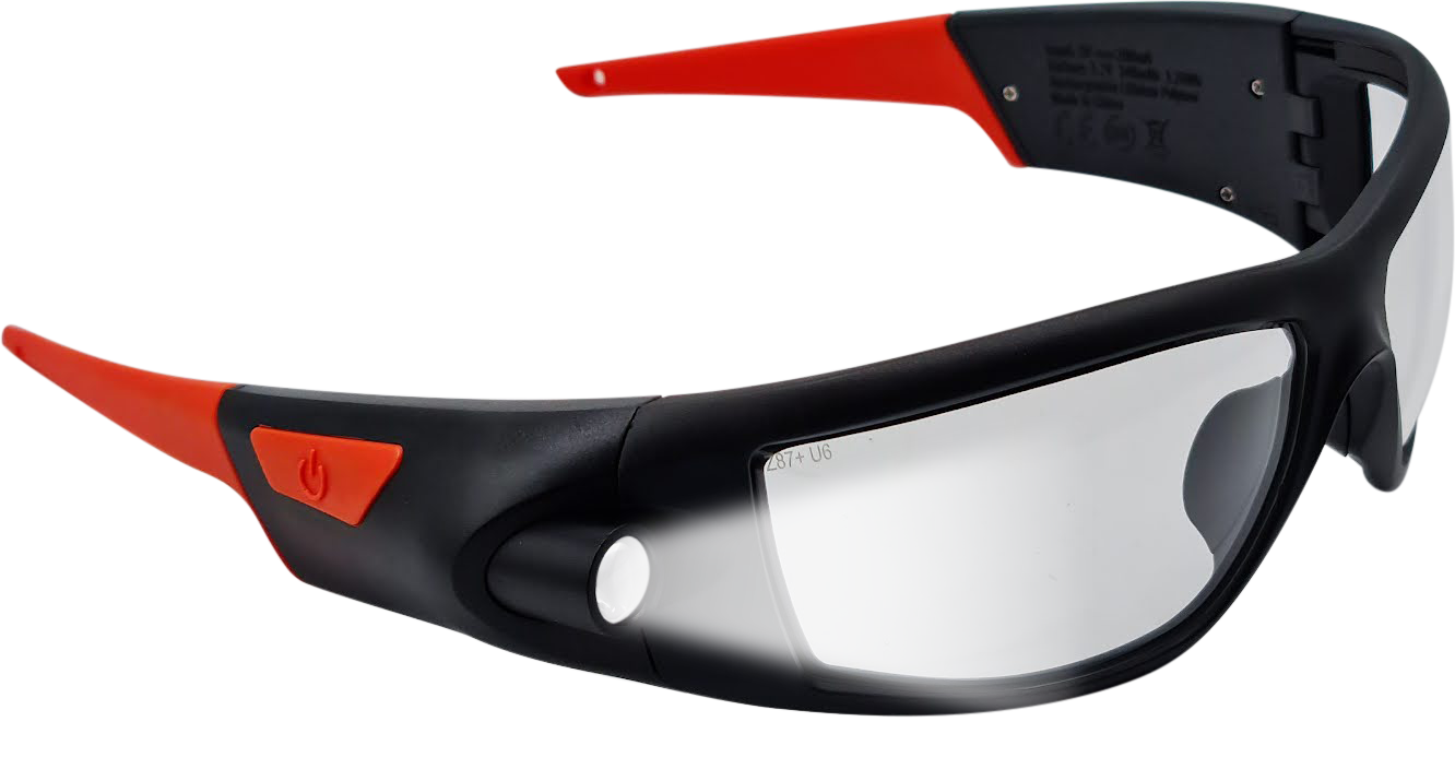 COAST Lighted Safety Glasses with Inspection Beam