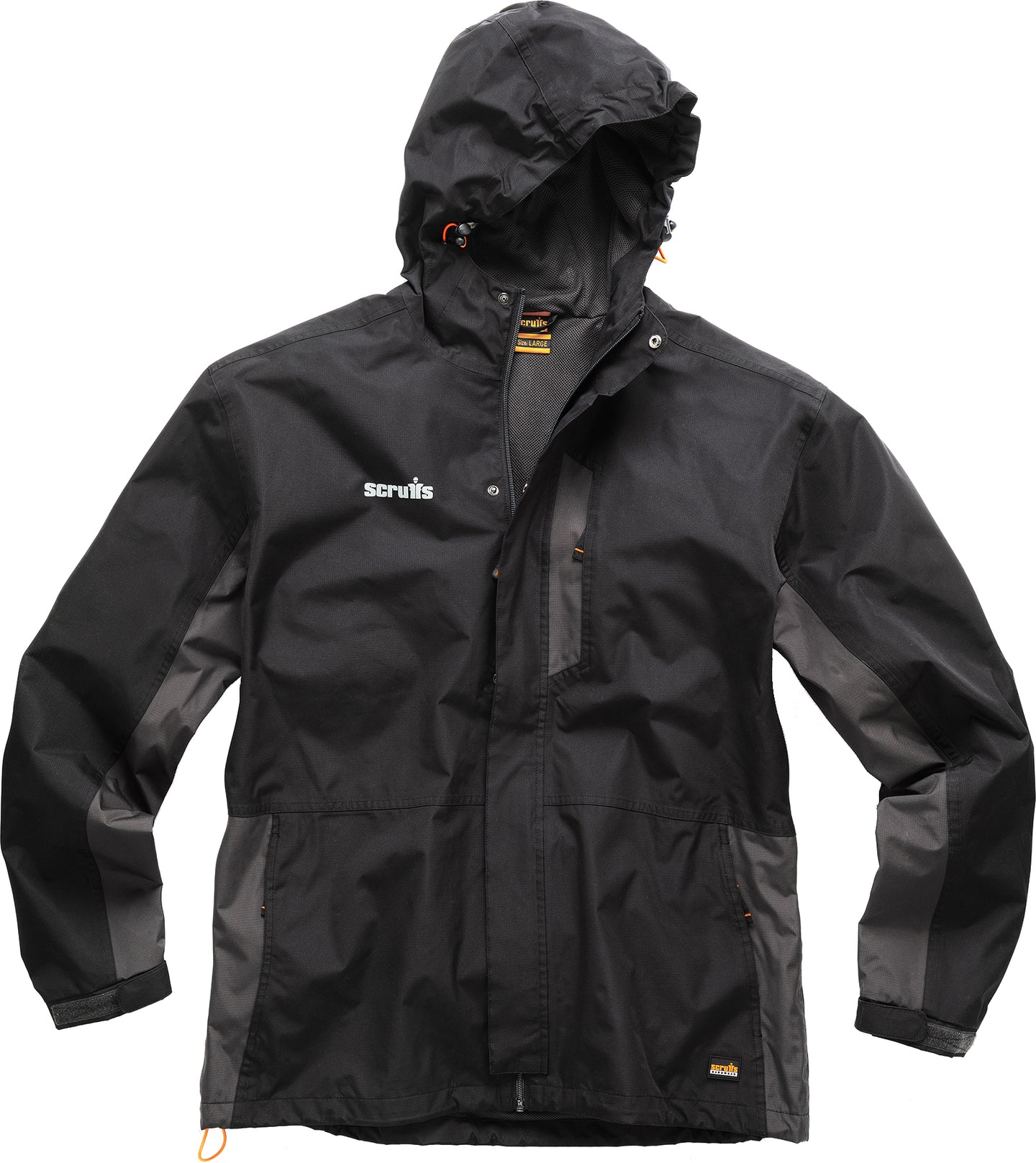 SCRUFFS Worker Jacket - Black/Graphite - Size Small