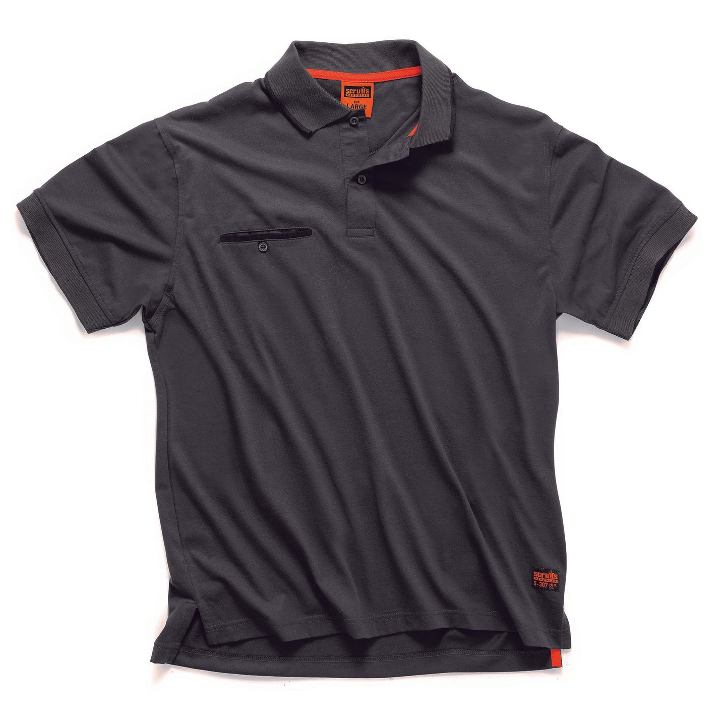 SCRUFFS Worker Polo - Graphite - Various Sizes Available